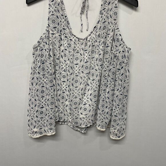 Abercrombie & Fitch Women Cold Shoulder Blouse Top Shirt Size Small B326 -7 - Picture 9 of 15